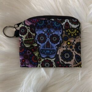 Sugar Skull Coin Pouch - Multicolor